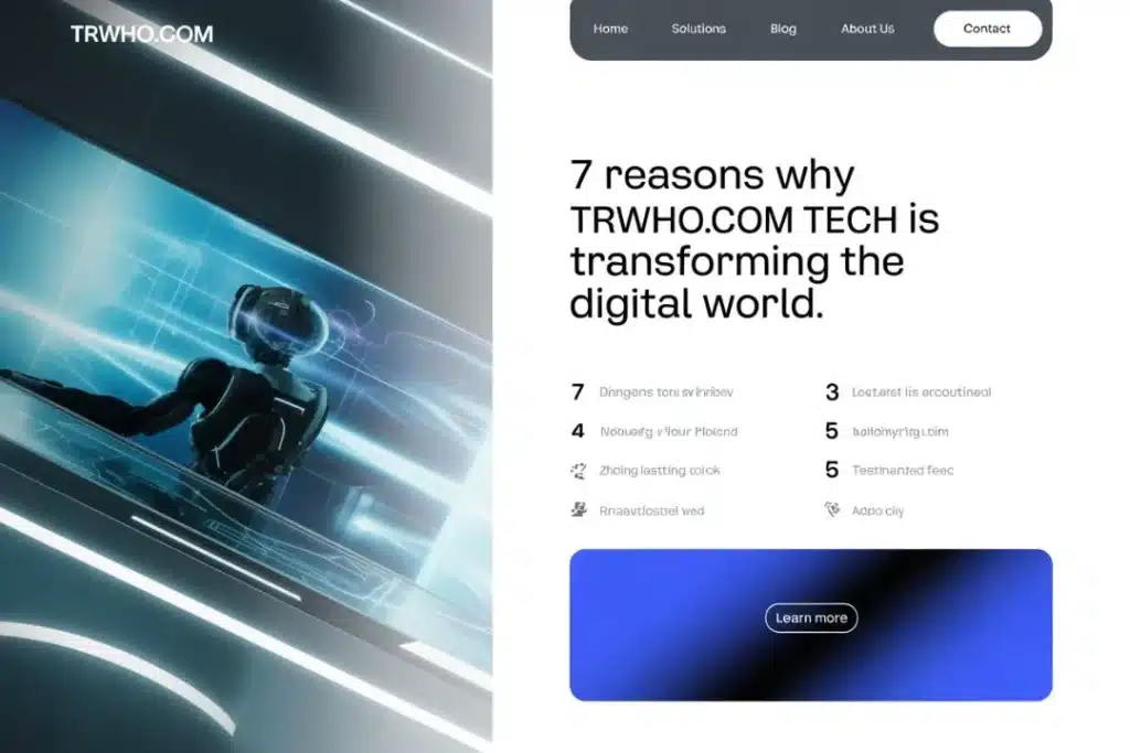 Trwho.com Tech